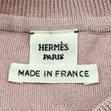 エルメス HERMES BRIDES de GARA 半袖ニットセーター 5E2685DA ピンク レーヨン レディース セーター