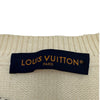 ルイ・ヴィトン LOUIS VUITTON パズルアートジャガードニットセーター HON63W アイボリー ウール メンズ セーター