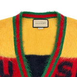 グッチ GUCCI 100周年記念モヘヤニットカーディガン 676847 マルチカラー モヘヤ メンズ カーディガン