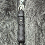 エルメス HERMES ラムファージップアップコート 2H1110DN ブラウン ラム レディース その他アウター