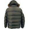 モンクレール MONCLER MARQUE ダウンジャケット カーキ ナイロン メンズ ダウンジャケット