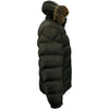 モンクレール MONCLER MARQUE ダウンジャケット カーキ ナイロン メンズ ダウンジャケット