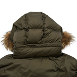 モンクレール MONCLER MARQUE ダウンジャケット カーキ ナイロン メンズ ダウンジャケット