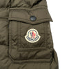 モンクレール MONCLER MARQUE ダウンジャケット カーキ ナイロン メンズ ダウンジャケット