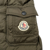 モンクレール MONCLER MARQUE ダウンジャケット カーキ ナイロン メンズ ダウンジャケット
