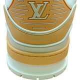 ルイ・ヴィトン LOUIS VUITTON トレイナーライン ローカットスニーカー MS0234 オレンジ レザー メンズ スニーカー