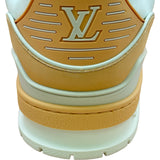 ルイ・ヴィトン LOUIS VUITTON トレイナーライン ローカットスニーカー MS0234 オレンジ レザー メンズ スニーカー