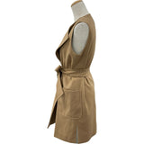 マックスマーラ Max Mara ウエストベルトキャメルロングジレ 11560343 キャメル キャメル レディース その他トップス