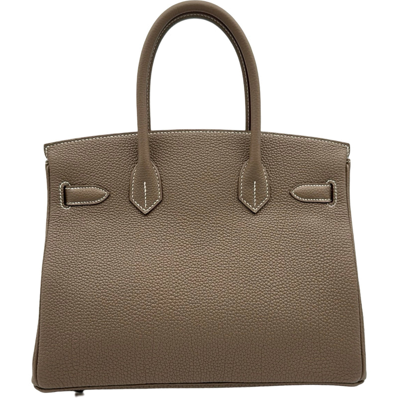 エルメス HERMES バーキン30 K刻印 エトゥープ ゴールド金具 トゴ