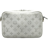 ルイ・ヴィトン LOUIS VUITTON アルファ・メッセンジャー M46955 ブロン シルバー金具 タイガラマ メンズ ショルダーバッグ