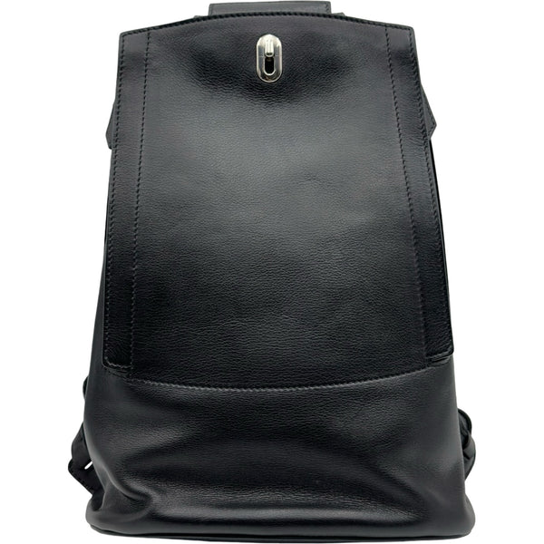 HERMES リュック エルメス HERMES サックアド GR24 X刻印 ブラック シルバー金具