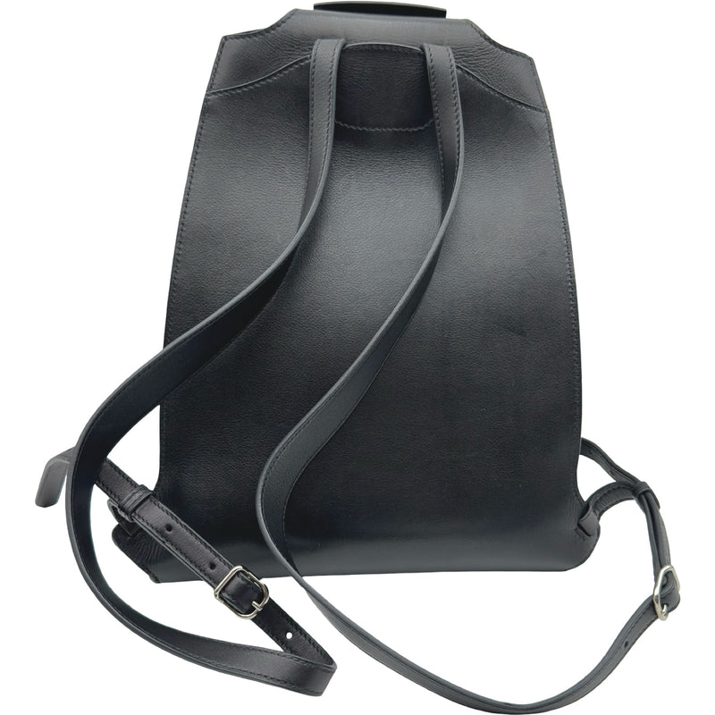 HERMES リュック エルメス HERMES サックアド GR24 X刻印 ブラック シルバー金具