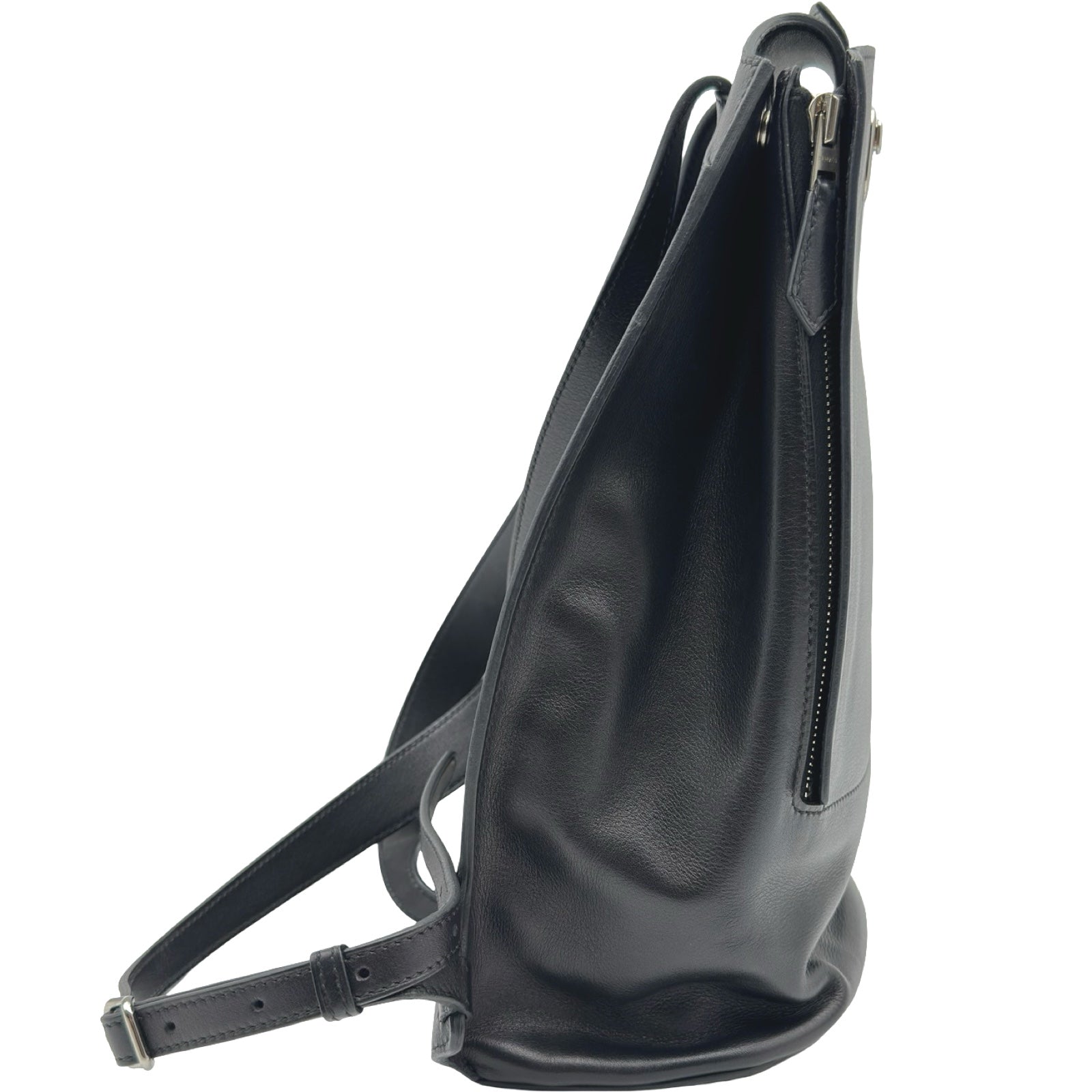 エルメス HERMES サックアド GR24 X刻印 ブラック シルバー金具