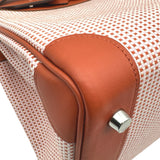 エルメス HERMES バーキン30 U刻印 エクリュ/キュイーブル シルバー金具 トワル スイフト レディース ハンドバッグ
