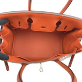 エルメス HERMES バーキン30 U刻印 エクリュ/キュイーブル シルバー金具 トワル スイフト レディース ハンドバッグ