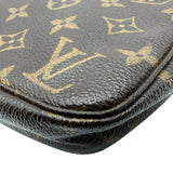 ルイ・ヴィトン LOUIS VUITTON ポシェット・アクセソワール M51980 ブラウン モノグラム/レザー レディース ハンドバッグ