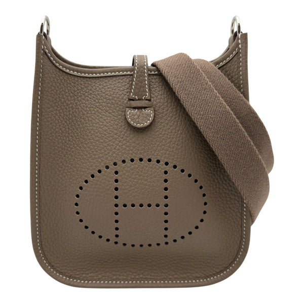 エルメス HERMES エヴリン TPM G刻 エトゥープ シルバー金具 トゴ