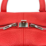 エルメス HERMES ヴィクトリア2 35 D刻印 ルージュクー シルバー金具 トリヨン レディース ショルダーバッグ