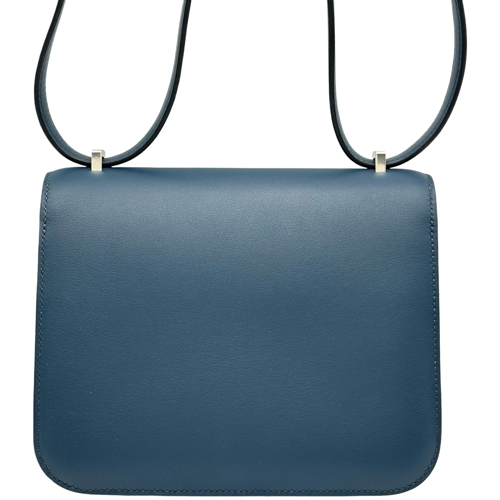 エルメス HERMES コンスタンス3ミニ ヴェルソ Z刻印 ブルー系 シルバー