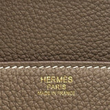 エルメス HERMES バーキン30 Y刻印 エトゥープ ゴールド金具 トゴ レディース ハンドバッグ