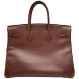エルメス HERMES バーキン35 〇Z刻印 ハバナ ゴールド金具 クシュベル レディース ハンドバッグ