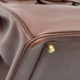 エルメス HERMES バーキン35 〇Z刻印 ハバナ ゴールド金具 クシュベル レディース ハンドバッグ