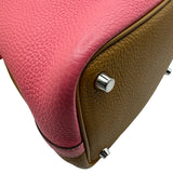 エルメス HERMES ピコタンロックPM カザック Y刻印 ローズアザレ/セサミ シルバー金具 トリヨン レディース ハンドバッグ