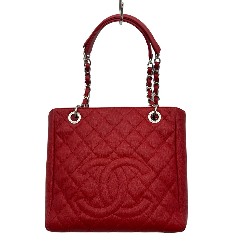 シャネル CHANEL PSTチェーントートバッグ A50994 18番台 レッド
