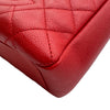 シャネル CHANEL PSTチェーントートバッグ A50994 18番台 レッド シルバー金具 キャビアスキン レディース ショルダーバッグ