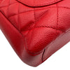 シャネル CHANEL PSTチェーントートバッグ A50994 18番台 レッド シルバー金具 キャビアスキン レディース ショルダーバッグ