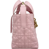 クリスチャン・ディオール Christian Dior トゥジュール ナノ ライトピンク カナージュ ラム レディース ハンドバッグ