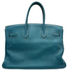 エルメス HERMES バーキン35 □O刻印 ブルージーン シルバー金具 トゴ レディース ハンドバッグ