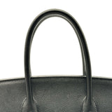 エルメス HERMES バーキン35 □J刻印 ブラック シルバー金具 エヴァーグレイン レディース ハンドバッグ
