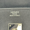エルメス HERMES バーキン35 □J刻印 ブラック シルバー金具 エヴァーグレイン レディース ハンドバッグ