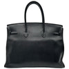 エルメス HERMES バーキン35 □J刻印 ブラック シルバー金具 エヴァーグレイン レディース ハンドバッグ