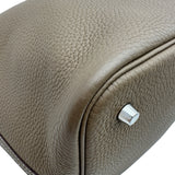 エルメス HERMES ピコタンロックMM Y刻印 エトゥープ シルバー金具 トリヨン レディース ハンドバッグ