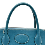 エルメス HERMES ボリード31 □K刻印 ブルージーン シルバー金具 トリヨン レディース ショルダーバッグ