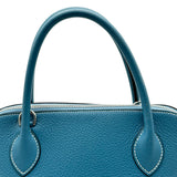 エルメス HERMES ボリード31 □K刻印 ブルージーン シルバー金具 トリヨン レディース ショルダーバッグ