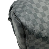 ルイ・ヴィトン LOUIS VUITTON キーポル･バンドリエール55 N41413 ブラック ダミエ・グラフィット メンズ ショルダーバッグ
