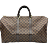 ルイ・ヴィトン LOUIS VUITTON キーポル50 N41427 ブラウン ダミエ・キャンバス レディース ボストンバッグ