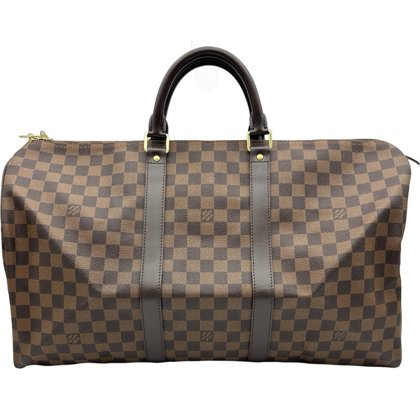 ルイ・ヴィトン LOUIS VUITTON キーポル50 N41427 ブラウン ダミエ