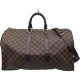 ルイ・ヴィトン LOUIS VUITTON キーポル・バンドリエール 45 N41428 ブラウン ダミエ レディース ショルダーバッグ