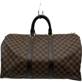 ルイ・ヴィトン LOUIS VUITTON キーポル・バンドリエール 45 N41428 ブラウン ダミエ レディース ショルダーバッグ