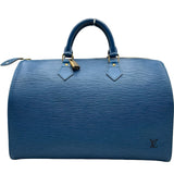 ルイ・ヴィトン LOUIS VUITTON スピーディ35 M42995 ブルー エピ レディース ハンドバッグ