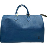 ルイ・ヴィトン LOUIS VUITTON スピーディ35 M42995 ブルー エピ レディース ハンドバッグ