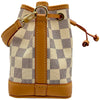 ルイ・ヴィトン LOUIS VUITTON ナノ・ノエ N40511 ホワイト/ピンク ダミエ・アズール/ヴィヴィエンヌ レディース ショルダーバッグ