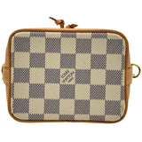 ルイ・ヴィトン LOUIS VUITTON ナノ・ノエ N40511 ホワイト/ピンク ダミエ・アズール/ヴィヴィエンヌ レディース ショルダーバッグ