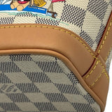 ルイ・ヴィトン LOUIS VUITTON ナノ・ノエ N40511 ホワイト/ピンク ダミエ・アズール/ヴィヴィエンヌ レディース ショルダーバッグ