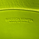 ボッテガ・ヴェネタ BOTTEGA VENETA キャンディカセットショルダー ライムグリーン レザー ユニセックス ショルダーバッグ