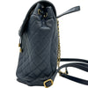 シャネル CHANEL CCフィリグリーリュック A57090 25番台 ネイビー ゴールド金具 キャビアスキン レディース リュック・デイパック